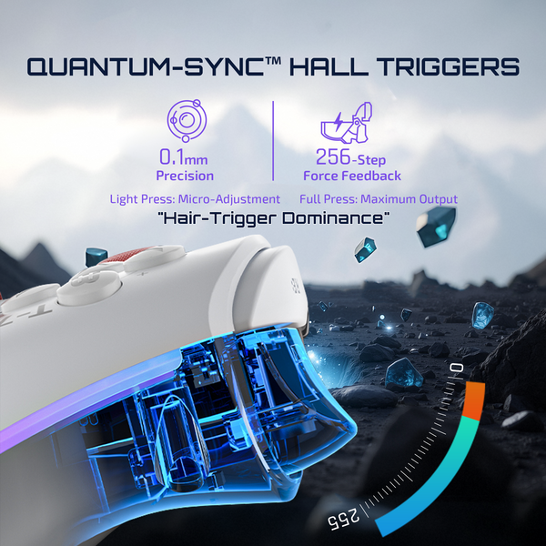 Vertex S06 Multiplatform Gaming Controller with Hall Effect Joysticks