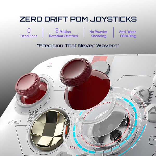Vertex S06 Multiplatform Gaming Controller with Hall Effect Joysticks