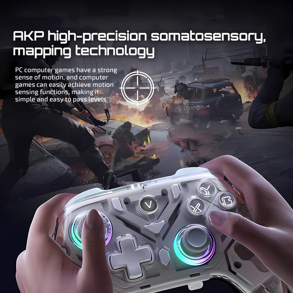 VERTEX S4 Multiplatform Gaming Controller with Charging Dock, Hall Effect Joysticks and Triggers