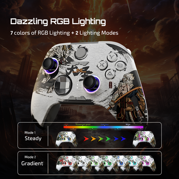 VERTEX XP1 Black Myth: Wukong Limited Edition RGB Controller - Dual Hall Effect (Joystick + Trigger)