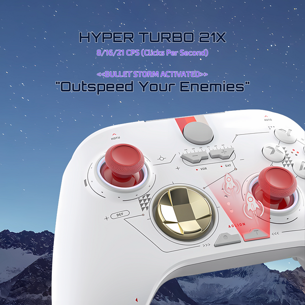 Vertex S06 Multiplatform Gaming Controller with Hall Effect Joysticks