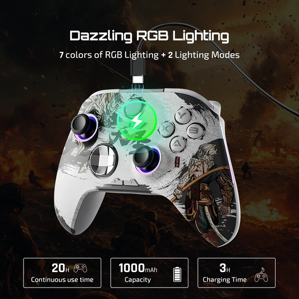 VERTEX XP1 Black Myth: Wukong Limited Edition RGB Controller - Dual Hall Effect (Joystick + Trigger)
