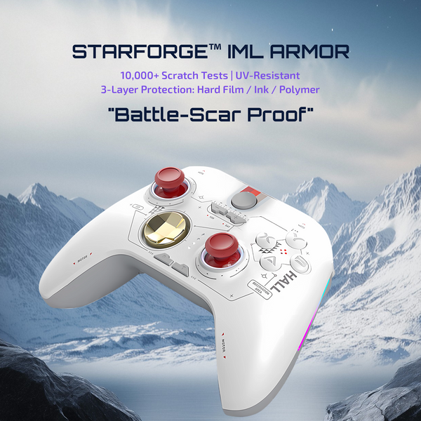 Vertex S06 Multiplatform Gaming Controller with Hall Effect Joysticks