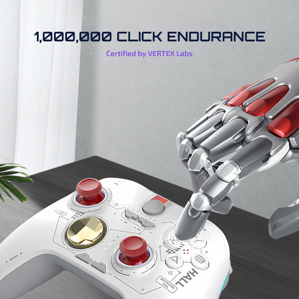 Vertex S06 Multiplatform Gaming Controller with Hall Effect Joysticks