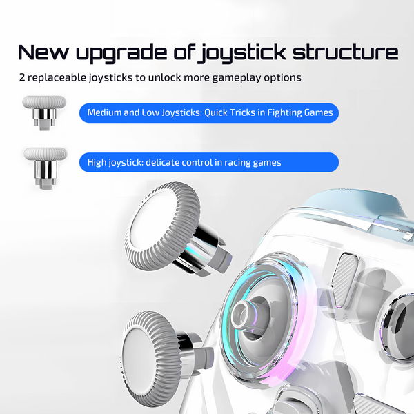 VERTEX S4 Multiplatform Gaming Controller with Charging Dock, Hall Effect Joysticks and Triggers